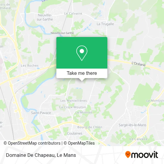 Domaine De Chapeau map