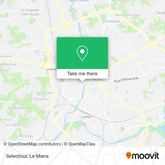 Selectour map