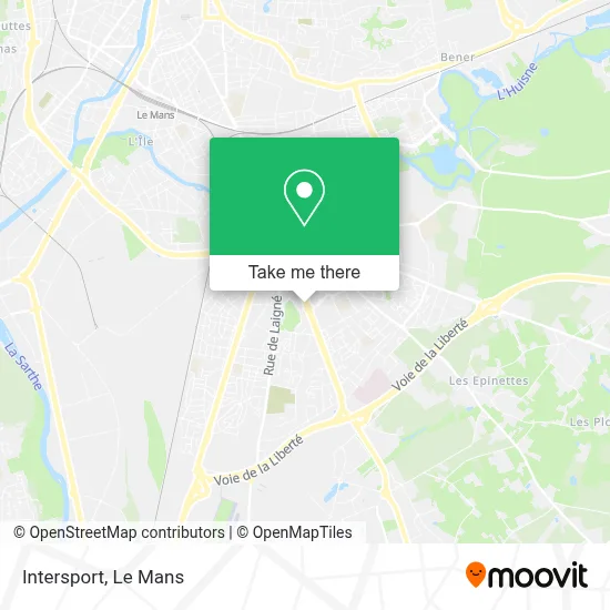 Intersport map
