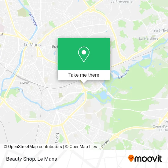 Beauty Shop map