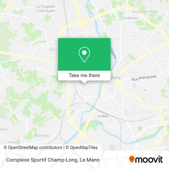 Complexe Sportif Champ-Long map