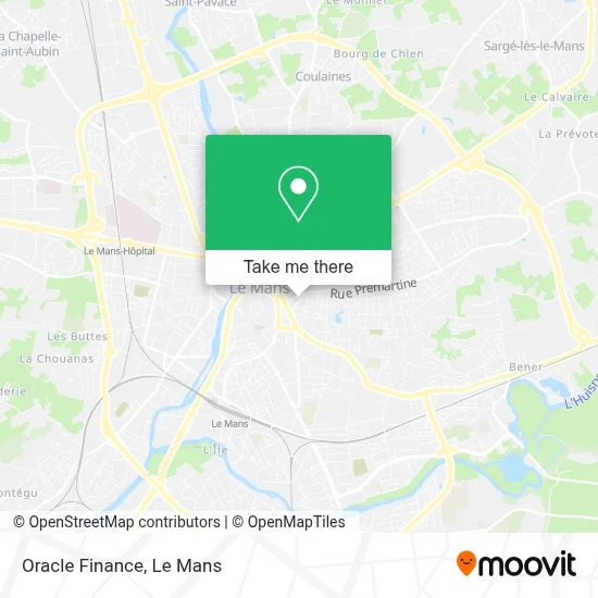 Oracle Finance map