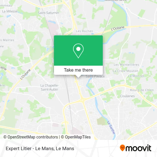Expert Litier - Le Mans map