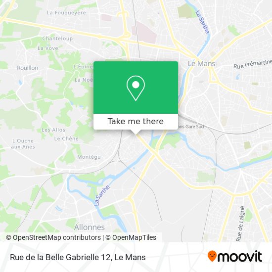 Rue de la Belle Gabrielle 12 map