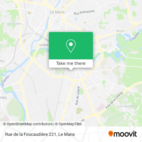 Rue de la Foucaudière 221 map