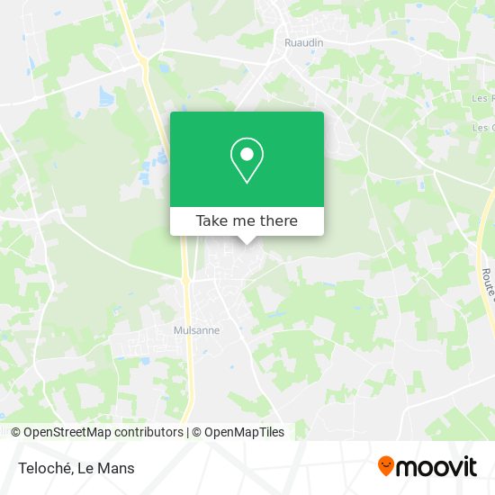 Teloché map