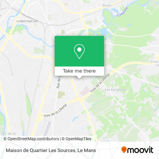 Maison de Quartier Les Sources map