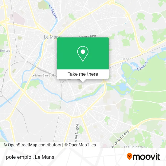 pole emploi map