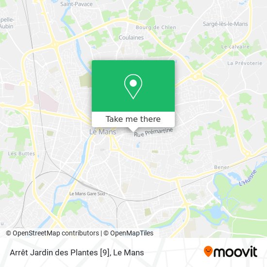 Arrêt Jardin des Plantes [9] map