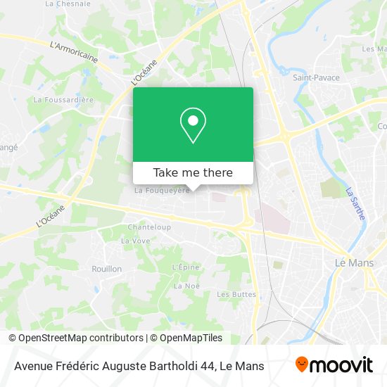 Avenue Frédéric Auguste Bartholdi 44 map