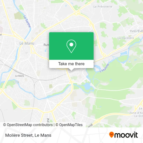 Rue Molière map