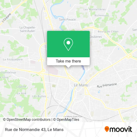 Rue de Normandie 43 map