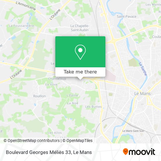 Boulevard Georges Méliès 33 map