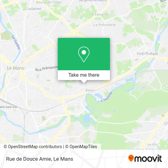 Rue de Douce Amie map