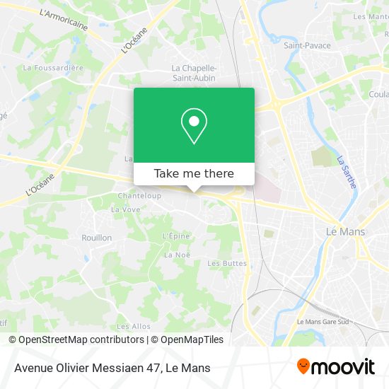 Avenue Olivier Messiaen 47 map