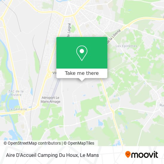 Aire D'Accueil Camping Du Houx map