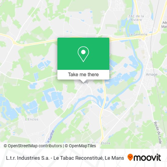 L.t.r. Industries S.a. - Le Tabac Reconstitué map