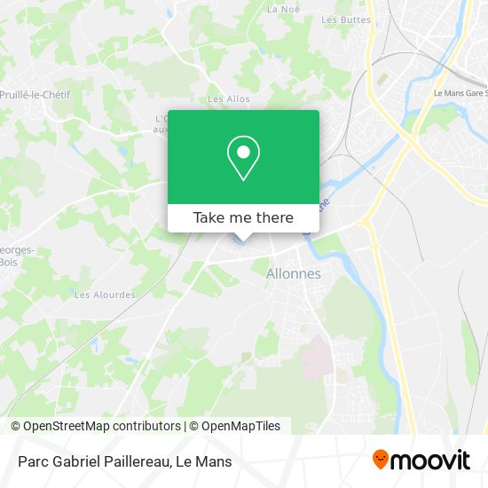 Parc Gabriel Paillereau map