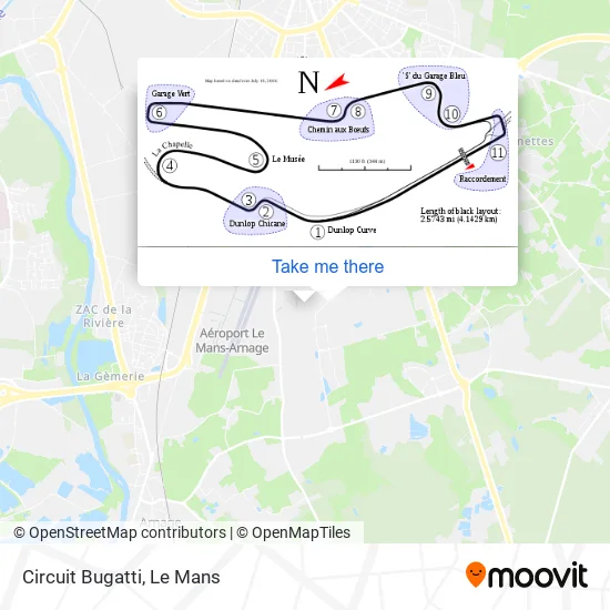 Circuit Bugatti map