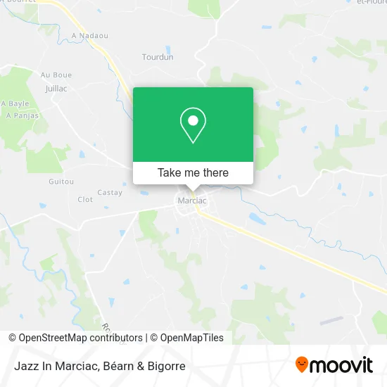 Jazz In Marciac map