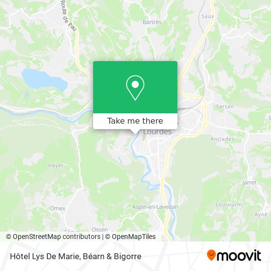 Hôtel Lys De Marie map