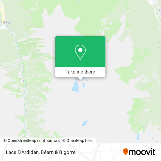 Lacs D'Ardiden map