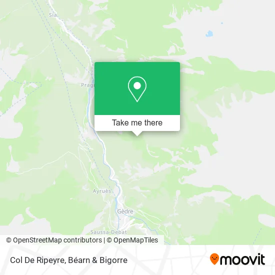 Col De Ripeyre map