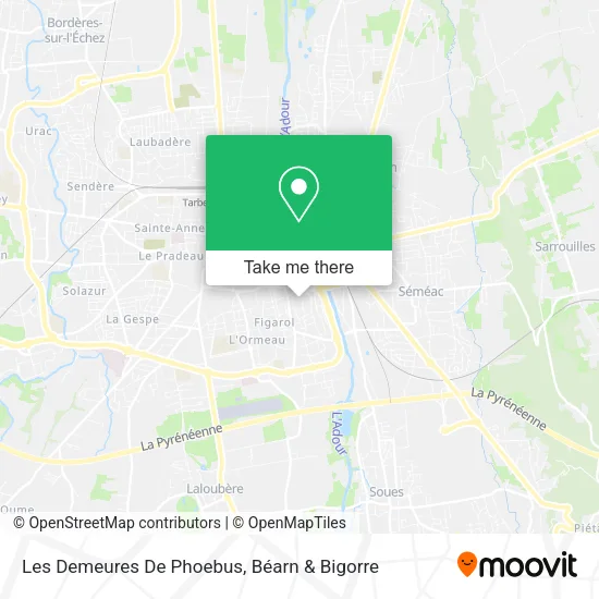Les Demeures De Phoebus map