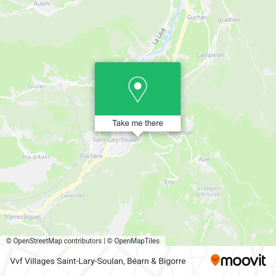 Vvf Villages Saint-Lary-Soulan map