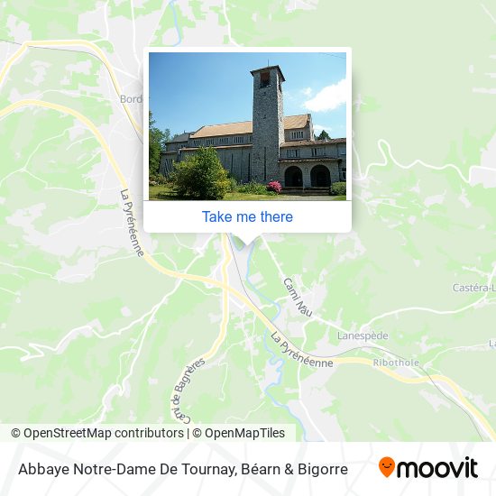 Abbaye Notre-Dame De Tournay map