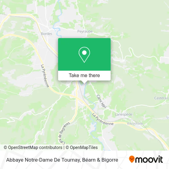 Abbaye Notre-Dame De Tournay map
