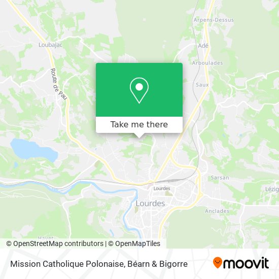 Mapa Mission Catholique Polonaise