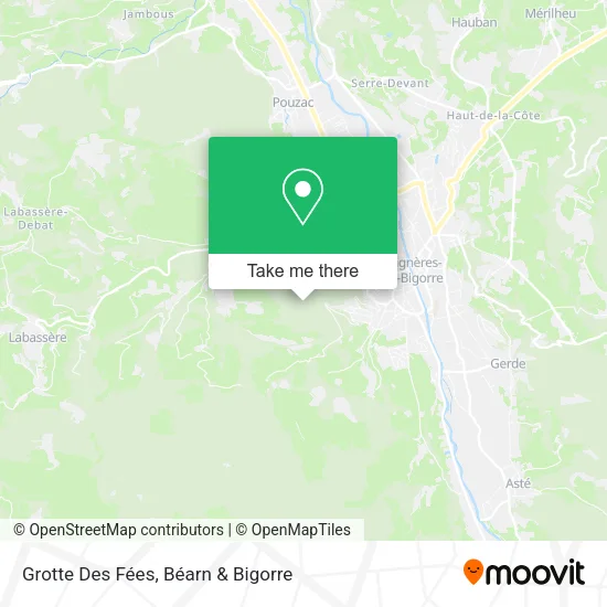 Grotte Des Fées map