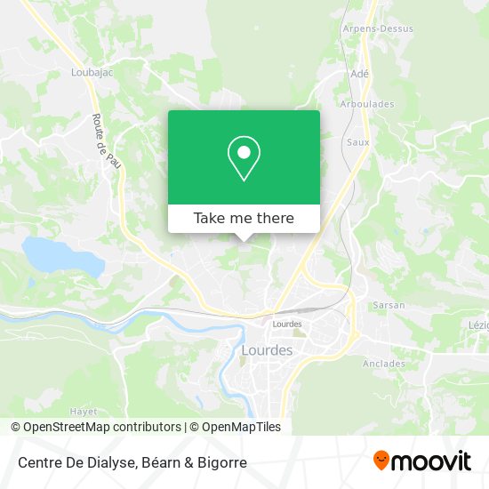 Centre De Dialyse map