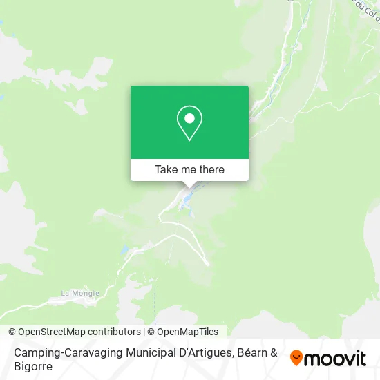 Camping-Caravaging Municipal D'Artigues map