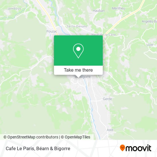 Cafe Le Paris map
