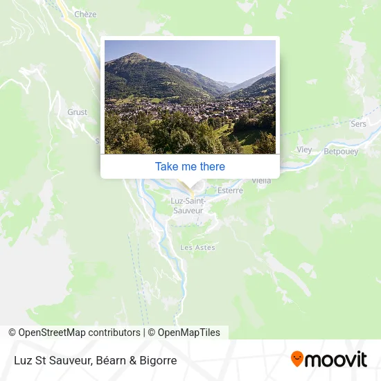 Luz St Sauveur map