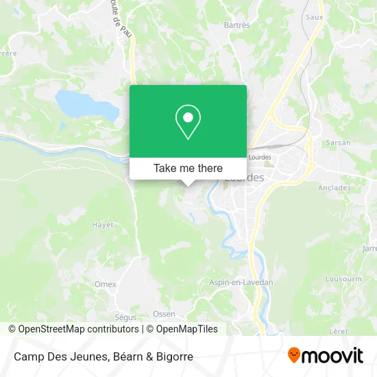 Camp Des Jeunes map
