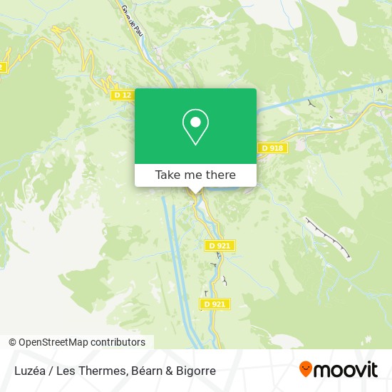 Luzéa / Les Thermes map
