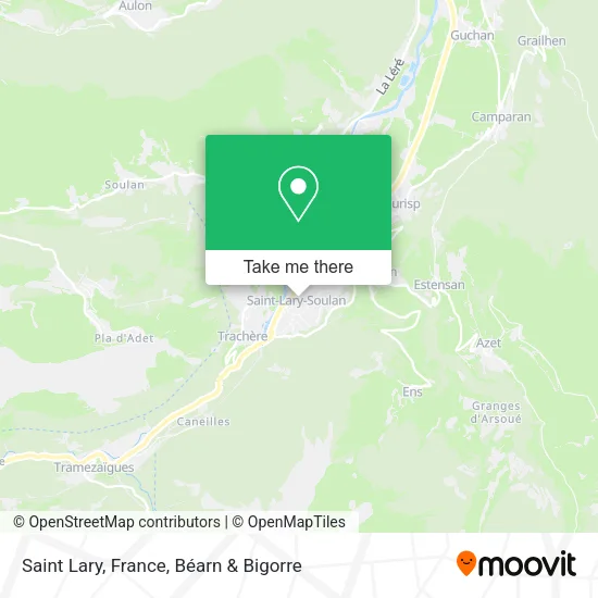 Saint Lary, France map