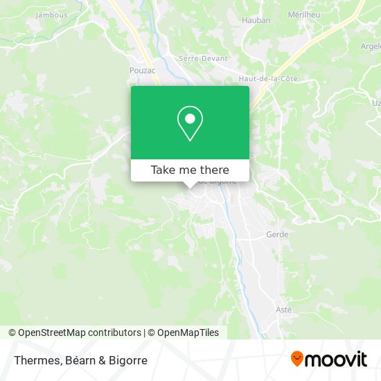 Thermes map