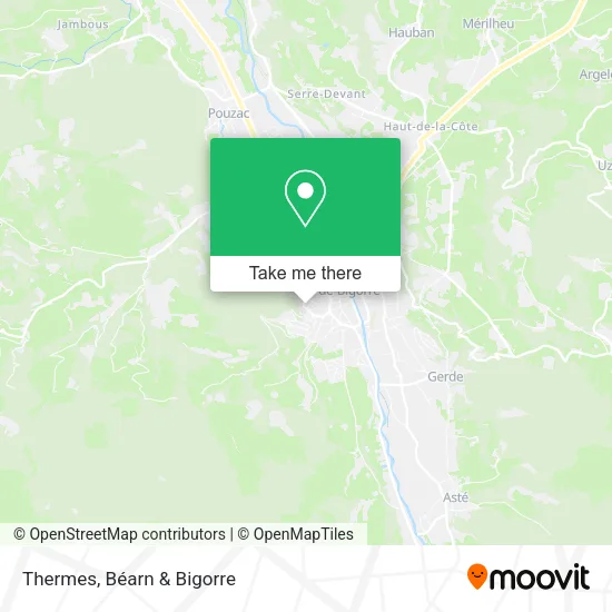 Thermes map