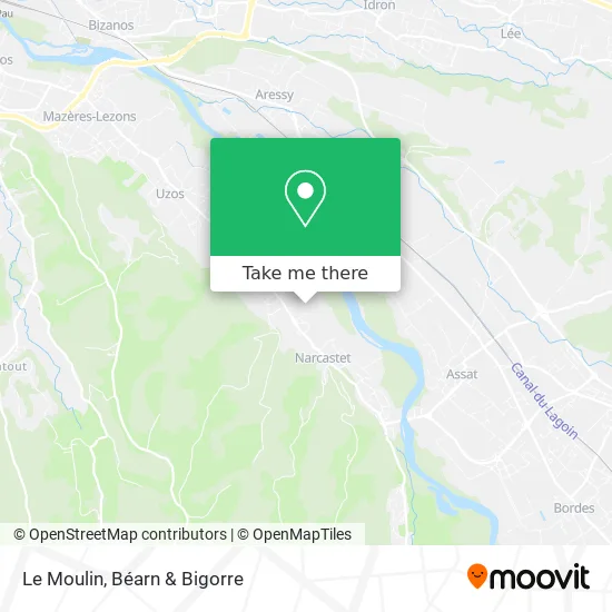 Le Moulin map