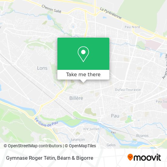 Gymnase Roger Tétin map
