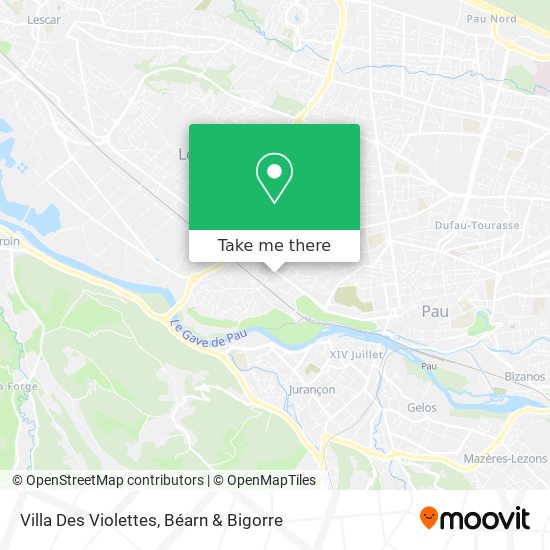 Villa Des Violettes map