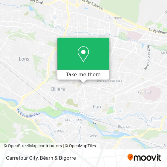 Carrefour City map