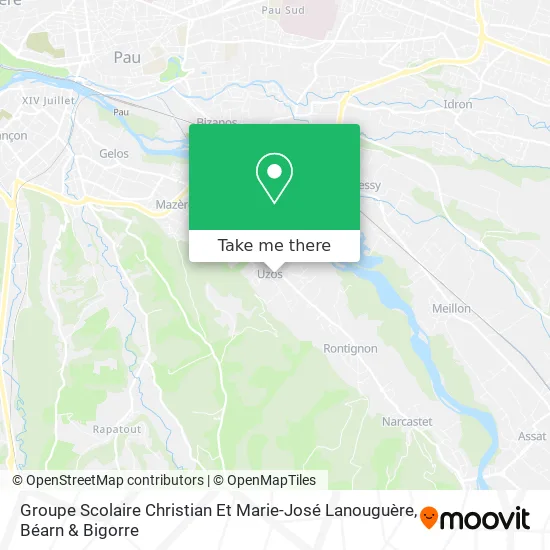 Groupe Scolaire Christian Et Marie-José Lanouguère map