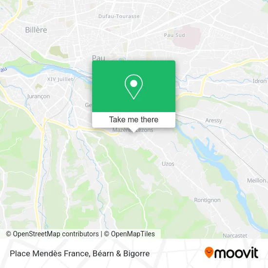 Place Mendès France map