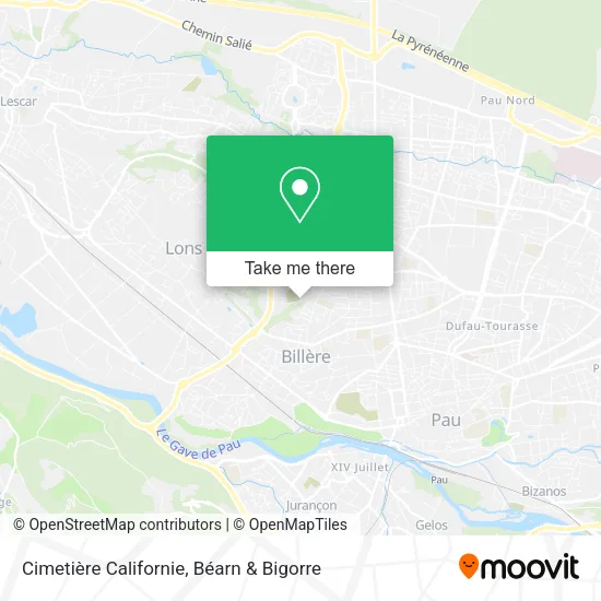 Cimetière Californie map