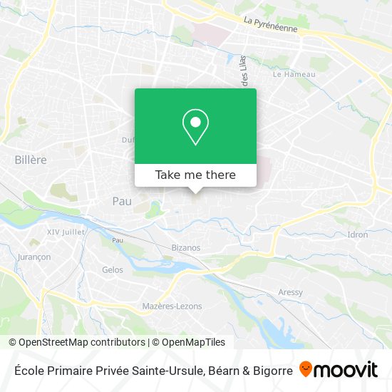 Mapa École Primaire Privée Sainte-Ursule